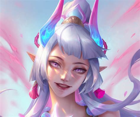 spirit blossom syndra|spirit blossom syndra wallpaper.